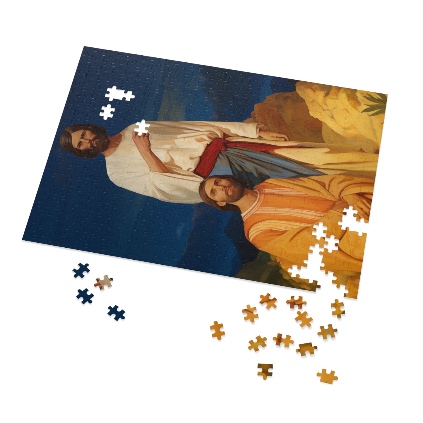 Saints James and John - Sons of Thunder - Puzzle and Keepsake Tin - Jigsaw Puzzle (30, 110, 252, 500,1000-Piece) - Religious Puzzle