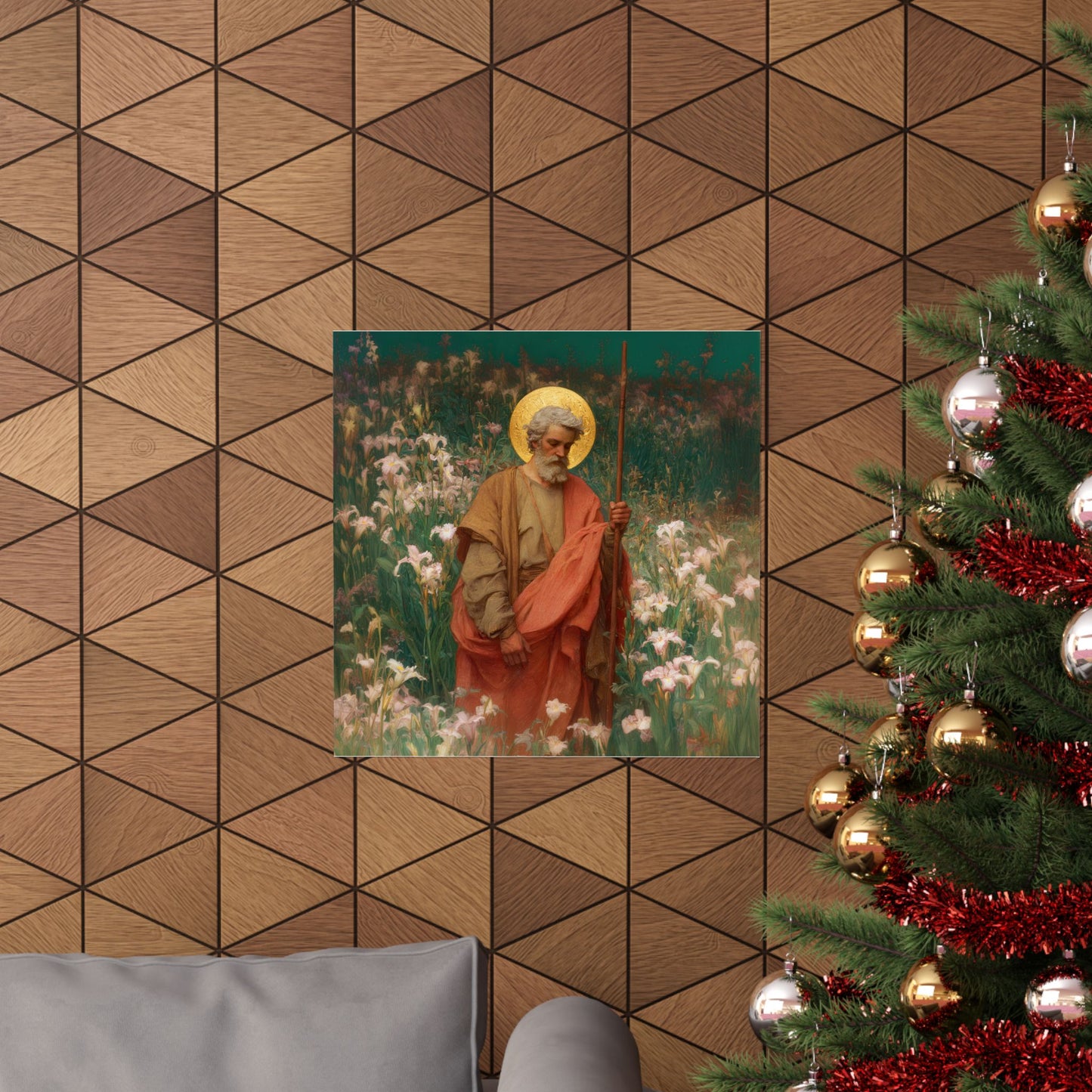 Saint James the Lesser  - Sanctified Souls Print - Multiple Sizes - Premium Posters - Catholic Art - Christian Home Decor Artwork