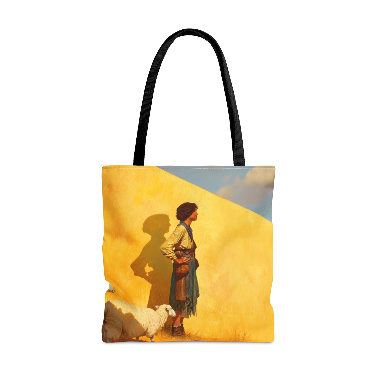 David, son of Jesse - Tote Bag - Large Medium Small Faith Art Bag - Bible Study Faith Purse - Double Sided