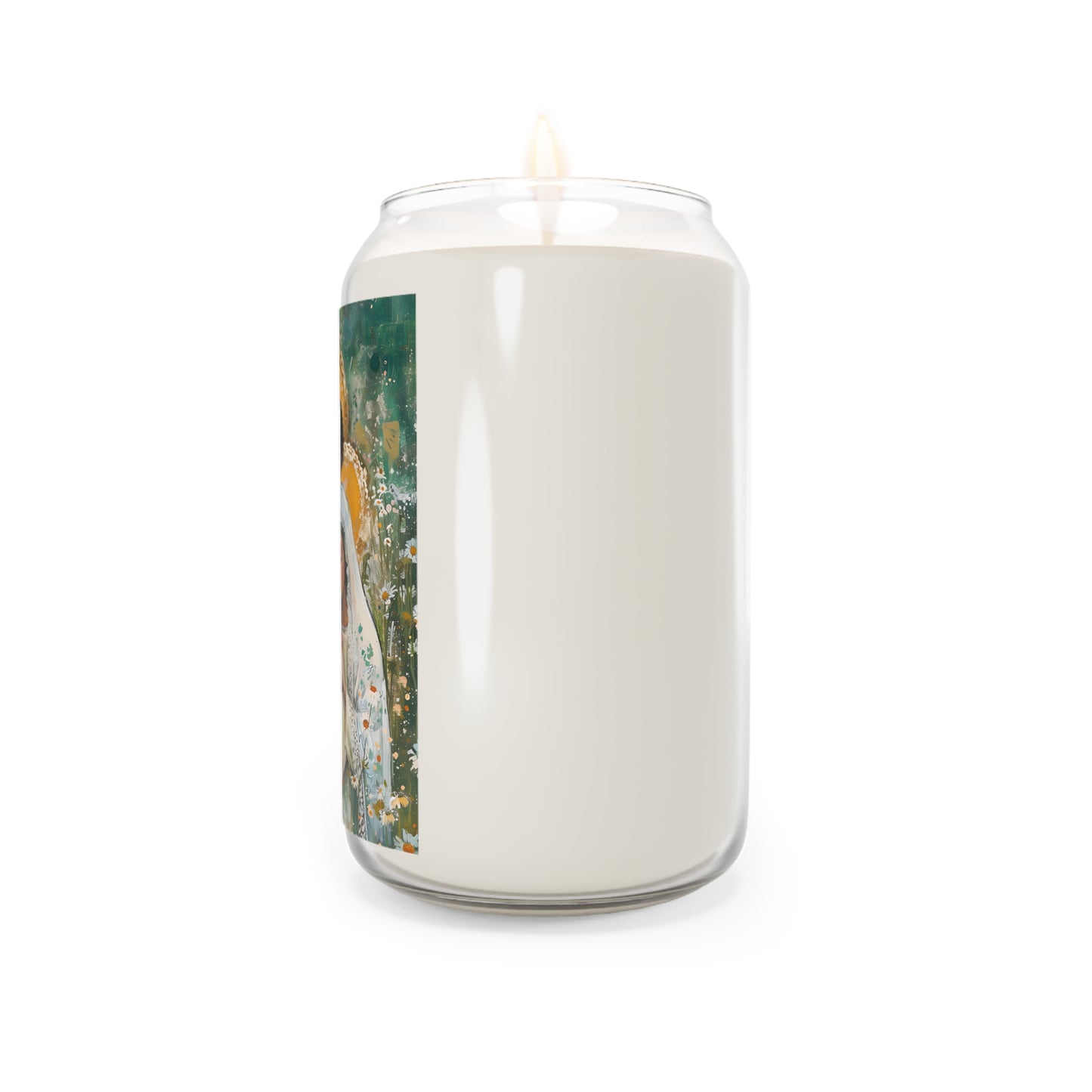 Sacred Sanctuary - Mary, Joseph, and the Infant Jesus Candle  - Scented Prayer Candle, 13.75oz - Religious Prayer Candle - Holy Family