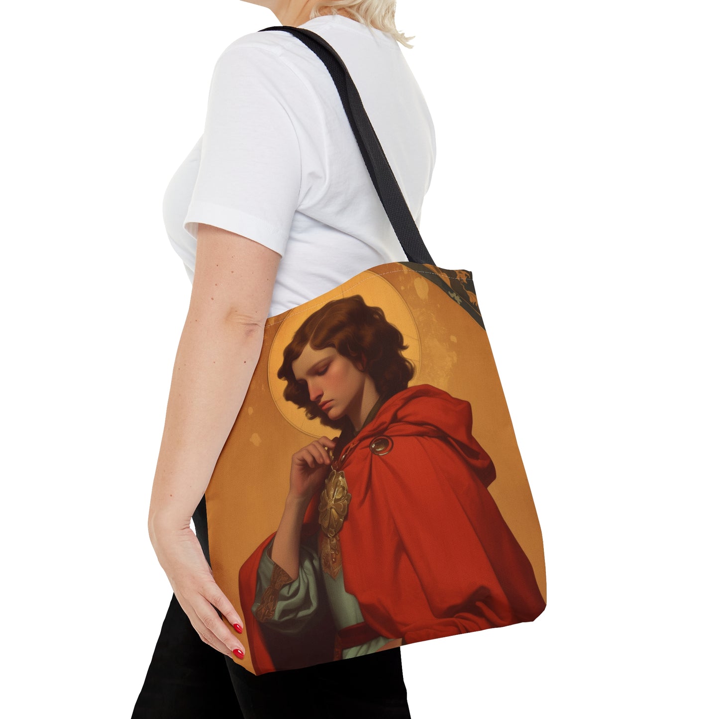 Saint Casimir of Poland Tote Bag - Purse - Three sizes - Large Medium Small Faith Art Bag - Catholic faith carry-all purse - Double Sided