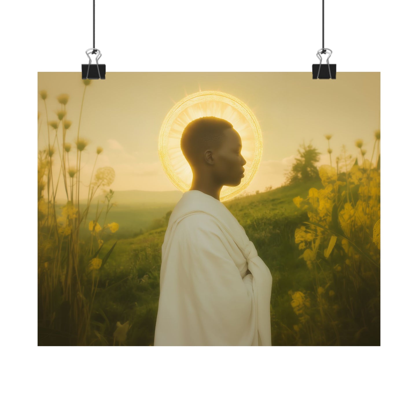 Saint Charles Lwanga- Sanctified Souls Print - Multiple Sizes - Premium Posters - Catholic Art - Christian Home Decor Artwork
