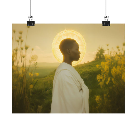 Saint Charles Lwanga- Sanctified Souls Print - Multiple Sizes - Premium Posters - Catholic Art - Christian Home Decor Artwork