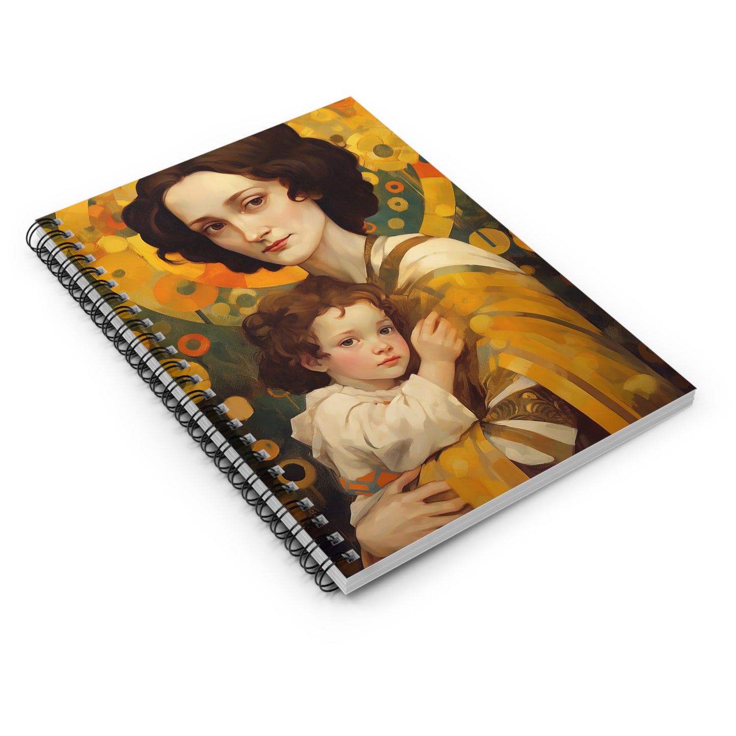 Saint Gianna Beretta Molla  Journal - Sanctified Souls Art - Religious Based Notebook - Spiral Notebook - Ruled Line