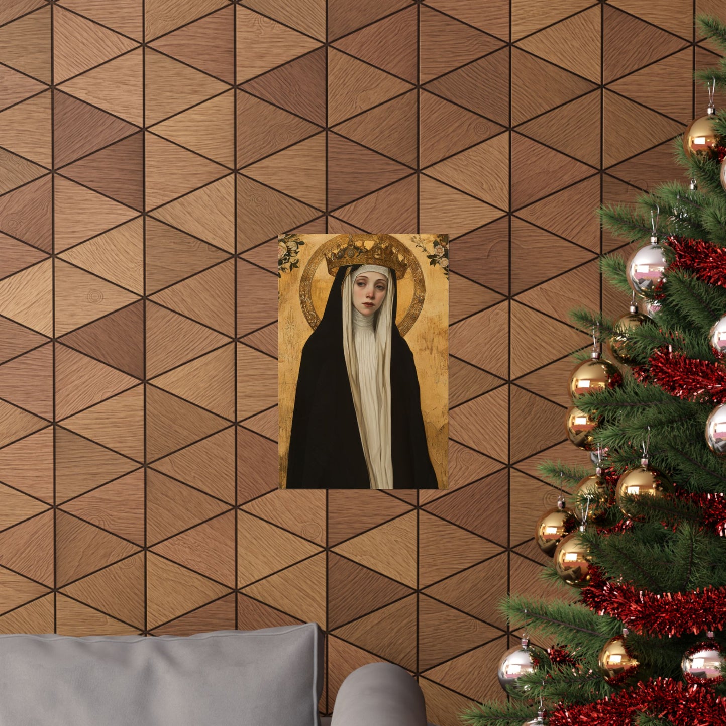 Saint Margaret of Hungary - Sanctified Souls Print - Multiple Sizes - Premium Matte Vertical Posters