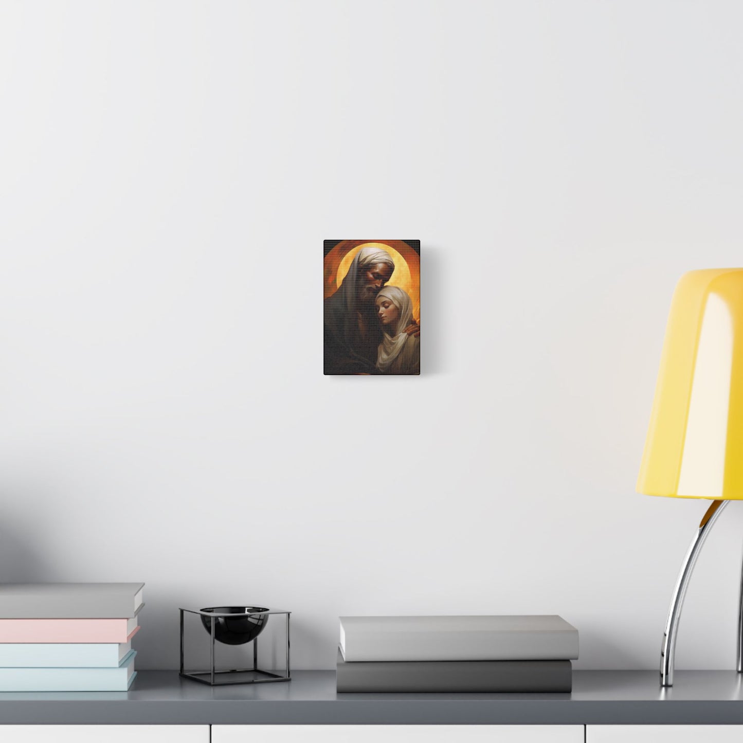 Saint Joachim and Saint Anne Canvas Print - Multiple Sizes - Catholic Home art - Museum Wrapped Canvas - Sanctified Souls Print