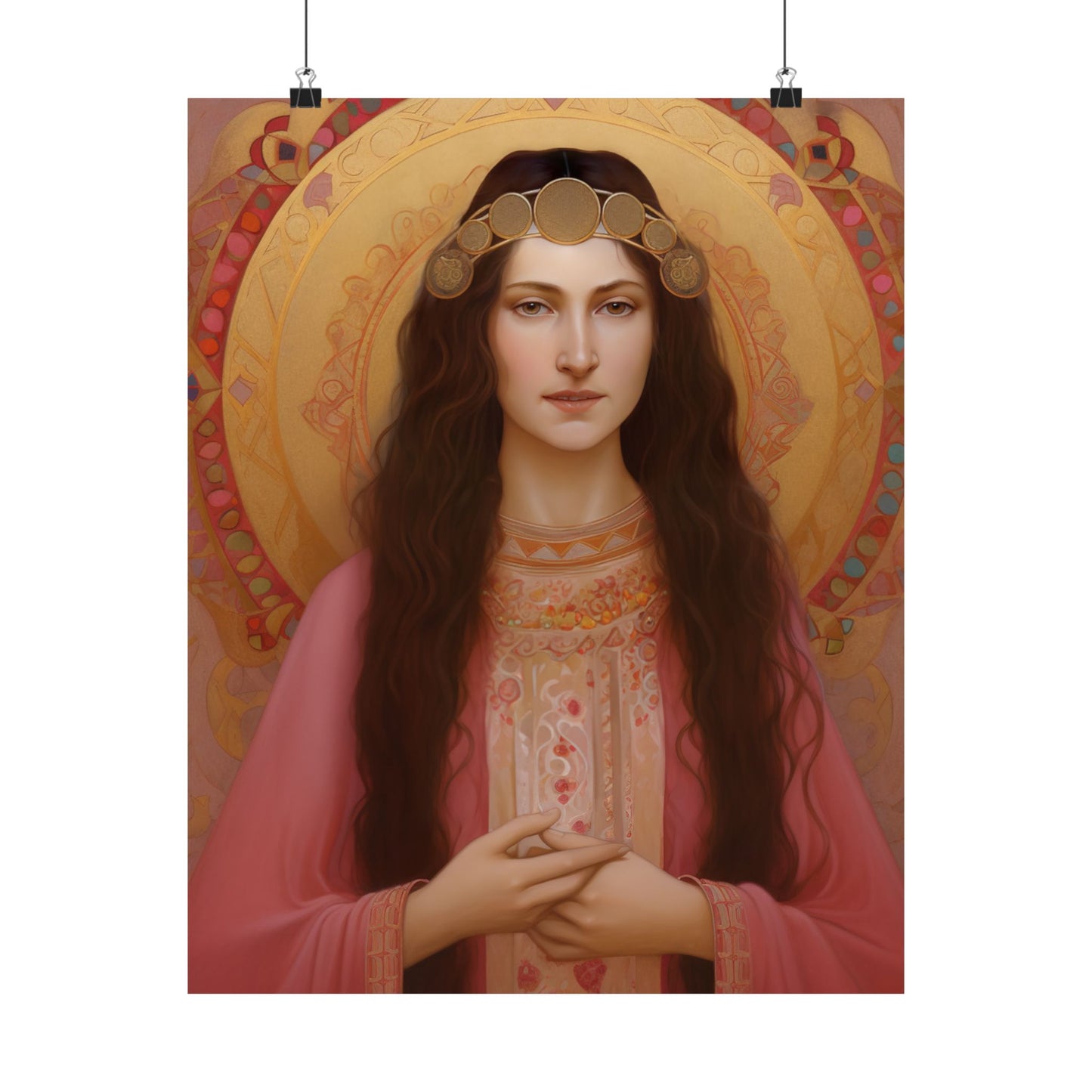Saint Apollonia Print - Sanctified Souls Print - Multiple Sizes - Premium Matte Vertical Posters
