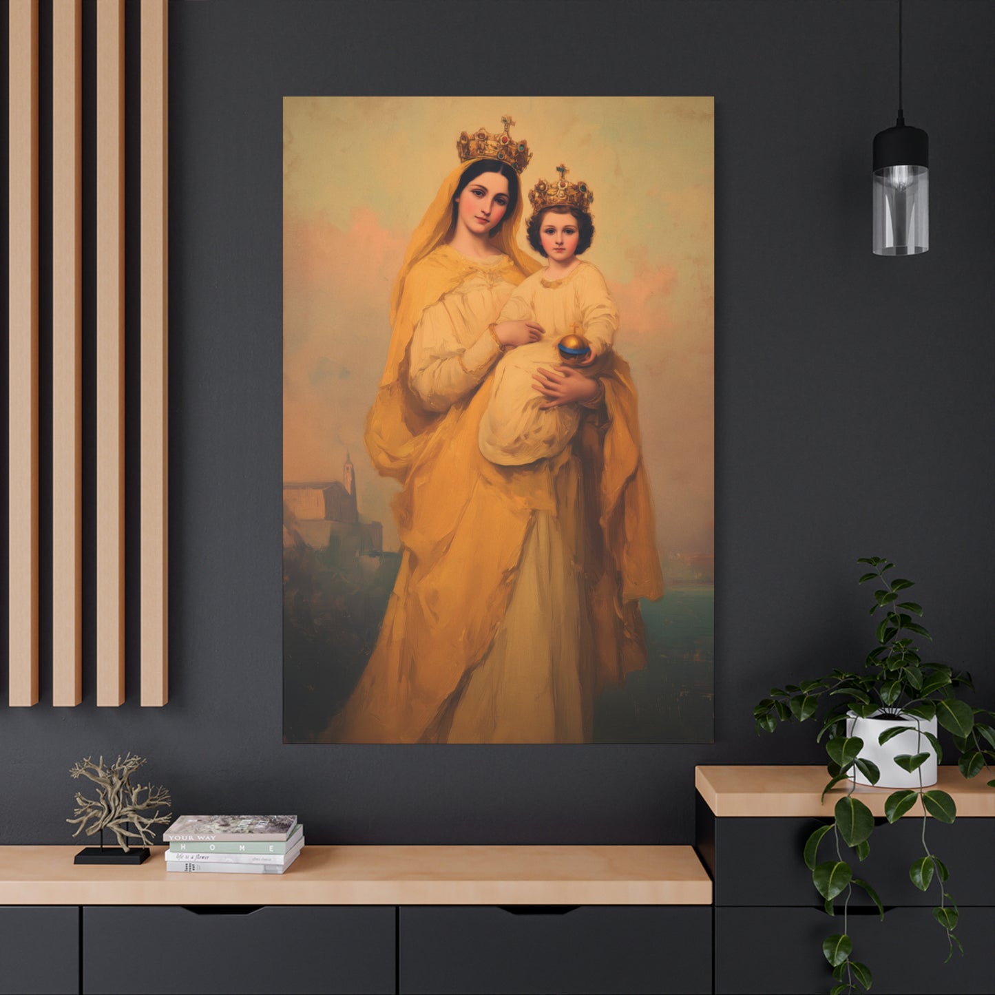 Our Lady of Prompt Succor - Gallery Wrapped Canvas - Print - Religious Art for your Home - Catholic