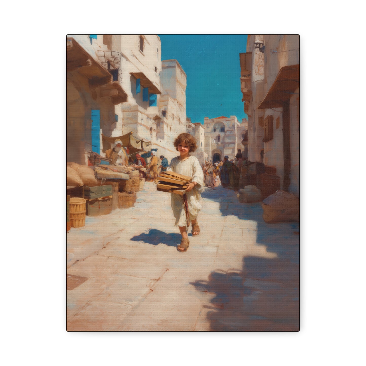 Nazareth and the Hidden Light of Christ - Gallery Wrapped Canvas - Print - Religious Art for your Home - Catholic Art