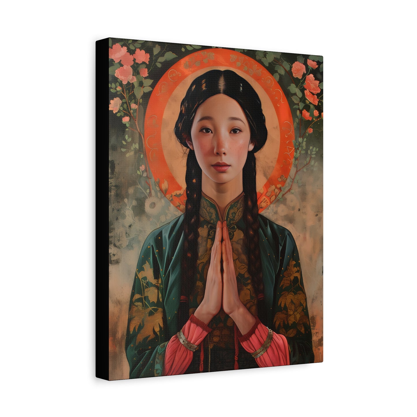 Saint Anna Wang - Museum Wrapped Canvas - Sanctified Souls Print - Art for your Home - Religious Art -  Martyr of China