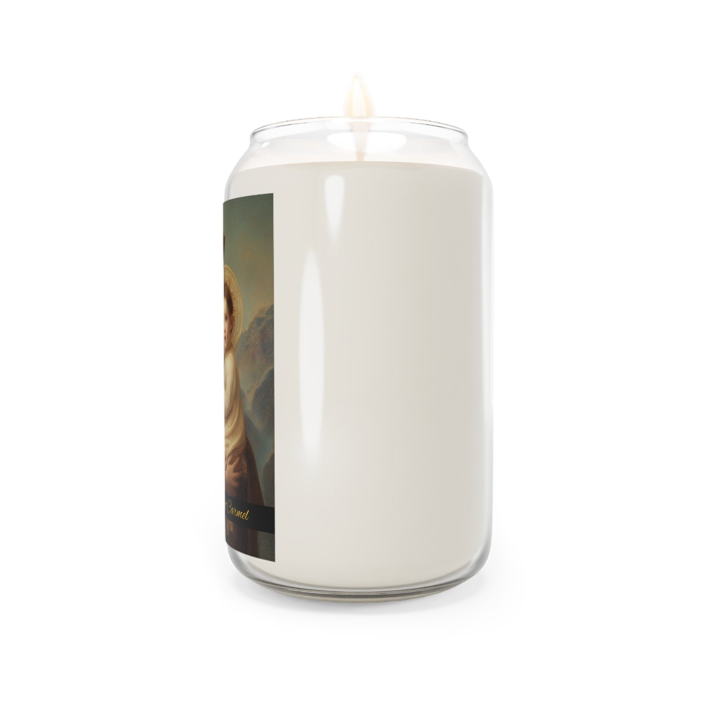 A Cord Between Heaven and Earth - Our Lady of Mount Carmel - Scented Prayer Candle, 13.75oz - Tall Size - Religious Prayer Candle