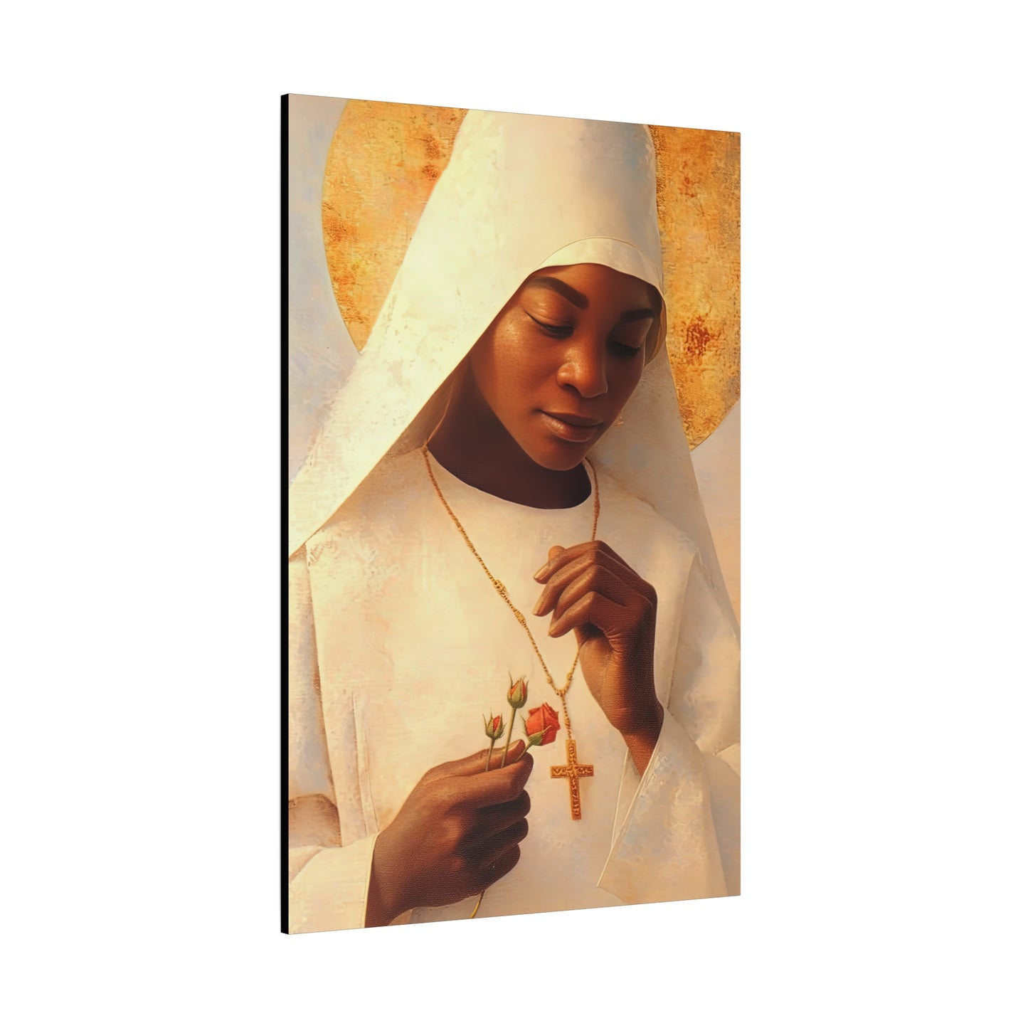 Blessed Marie-Clementine Anuarite Nengapeta - Gallery Wrapped Canvas - Print - Religious Art for your Home - Catholic art print