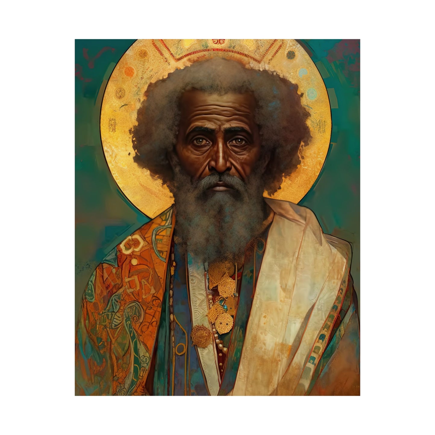 Saint Moses - Sanctified Souls Print - Multiple Sizes - Premium Matte Vertical Posters