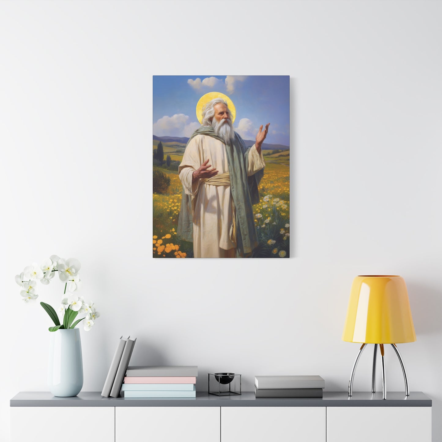 Saint Hilary of Arles - Gallery Wrapped Canvas - Print - Religious Art for your Home - Catholic Art Print