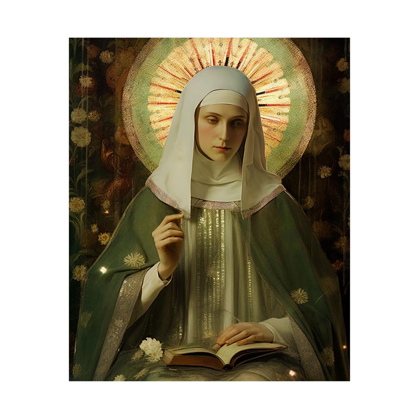 Saint Ingrid of Sweden - Sanctified Souls Print - Multiple Sizes - Premium Matte Vertical Posters