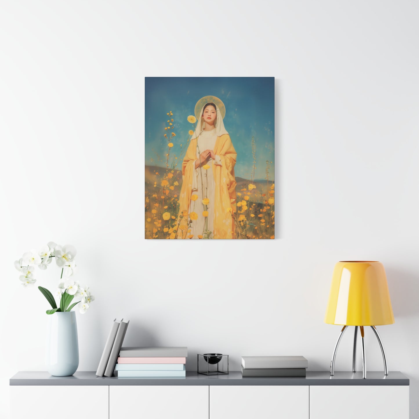 Saint Agatha Lin - Gallery Wrapped Canvas - Print - Religious Art for your Home - Catholic Art