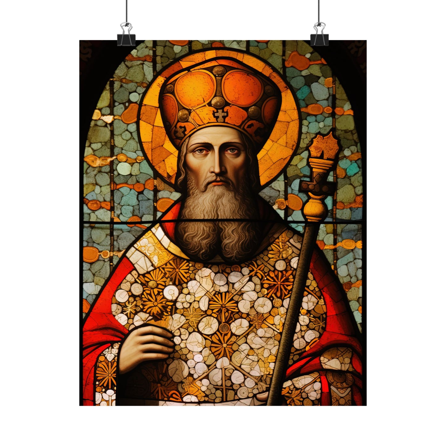 Saint Henry the II - Sanctified Souls Print - Multiple Sizes - Premium Matte Vertical Posters