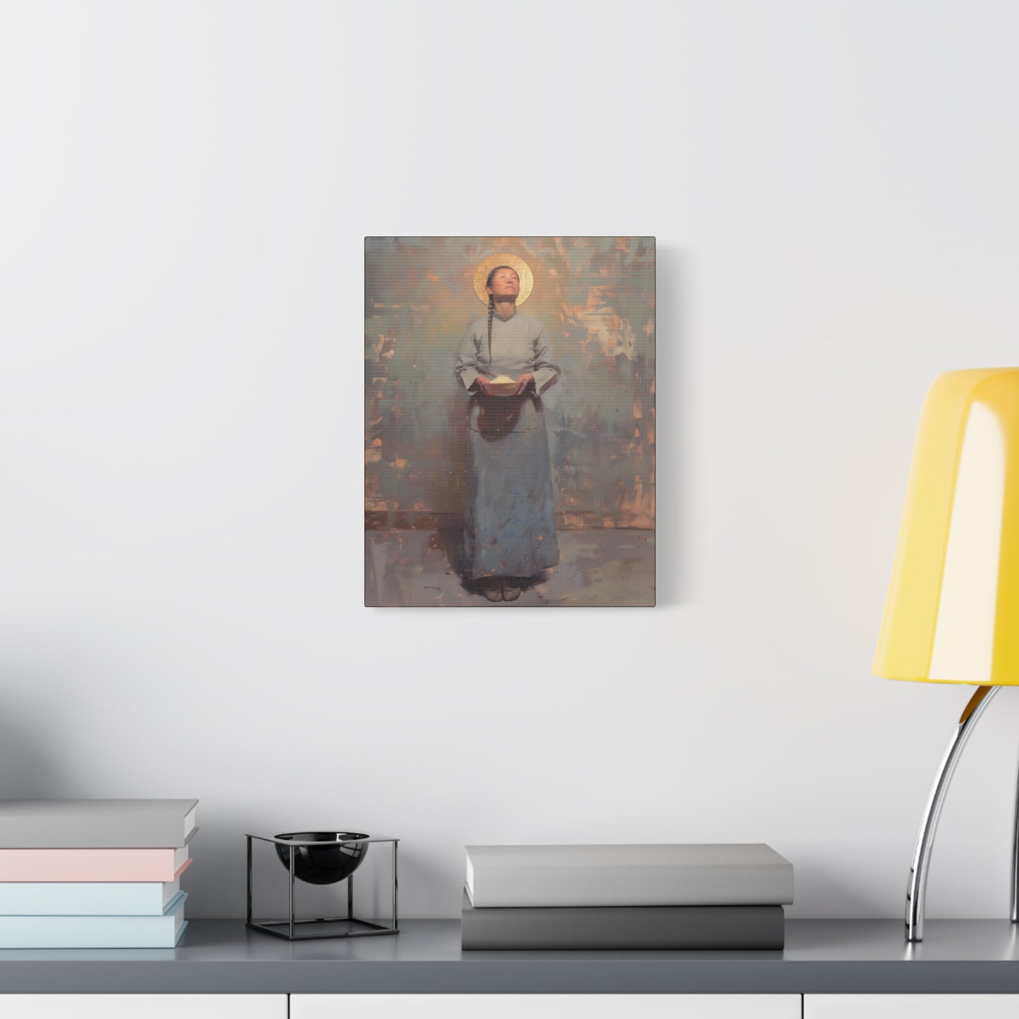 Saint Martha Wang - Chinese Martyr Saint  - Gallery Wrapped Canvas - Print - Religious Art for your Home - Catholic Art
