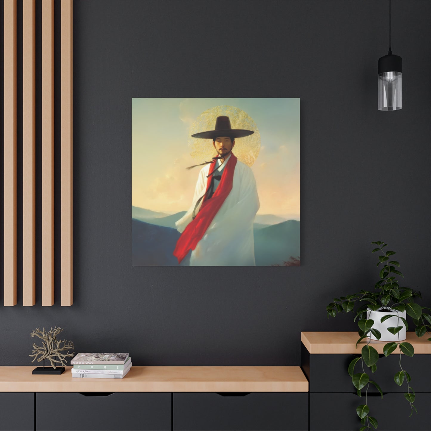 Saint Andrew Kim Taegon - Multiple Sizes - Catholic Home art - Museum Wrapped Canvas - Sanctified Souls Print - Martyr Saint