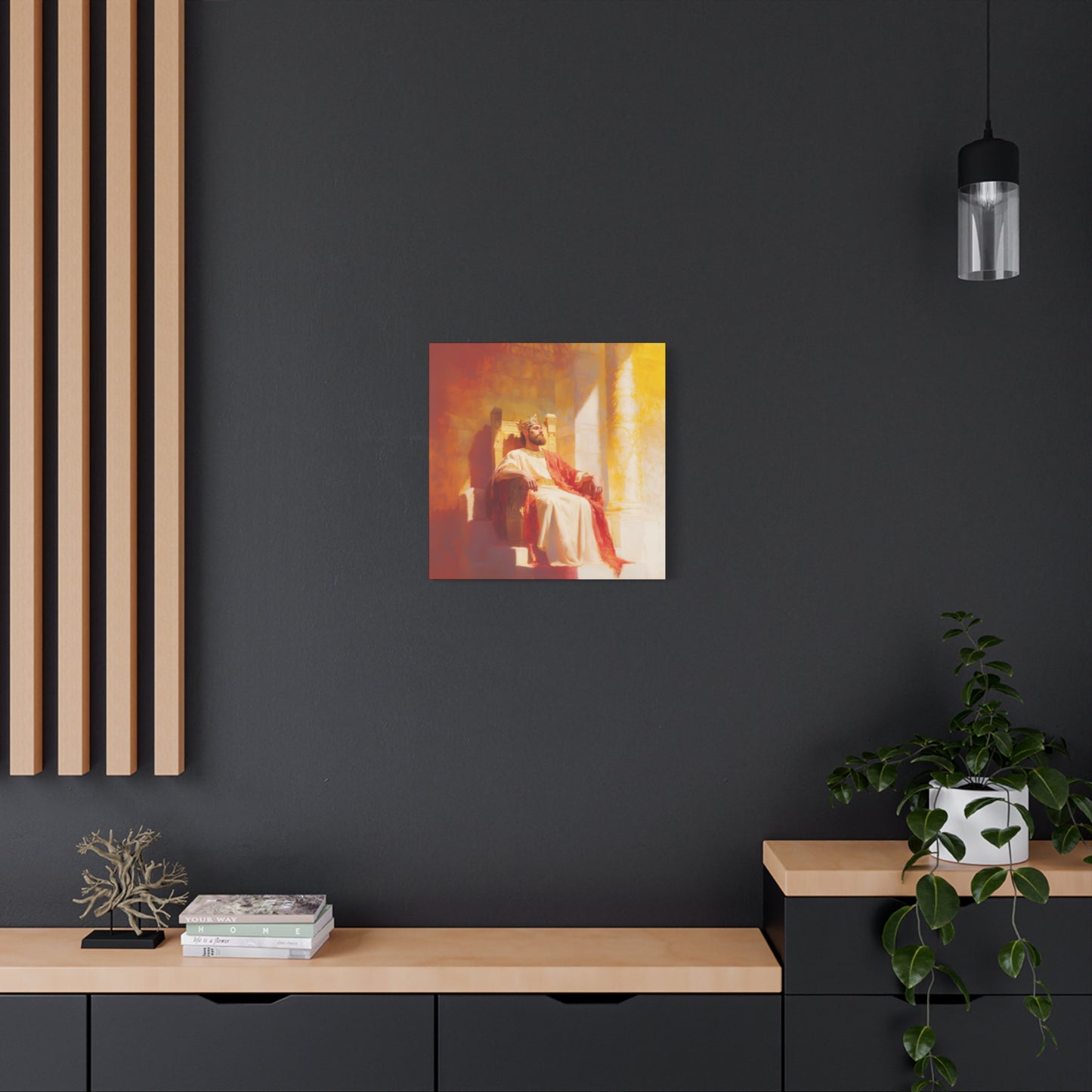 King Solomon: Keeper of God's Understanding - Gallery Wrapped Canvas - Print - Religious Art for your Home - Catholic Art