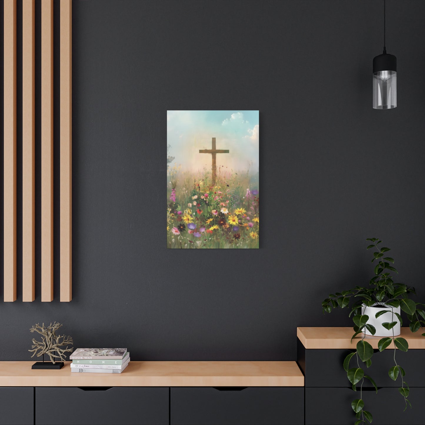 The Cross That Called the Earth to Life - Gallery Wrapped Canvas - Print - Religious Art for your Home - Catholic