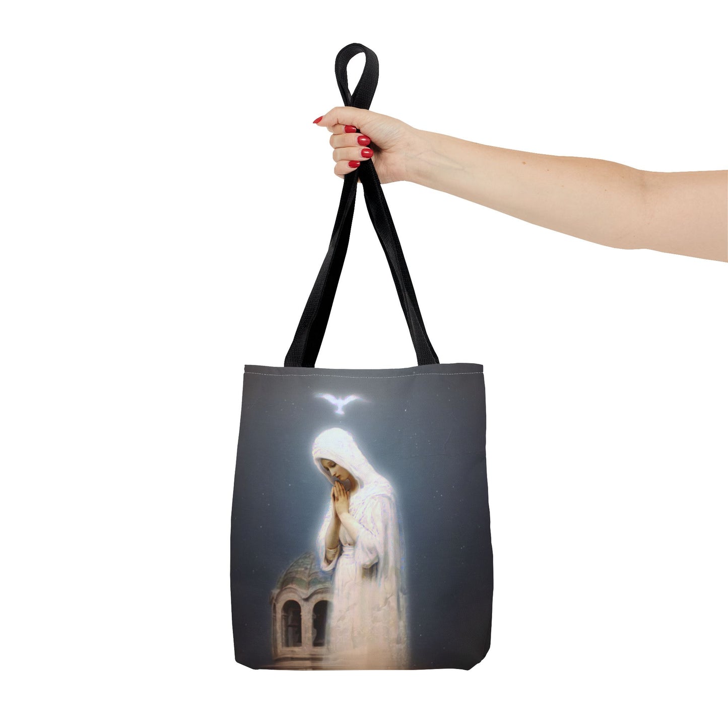 Our Lady of Zeitoun - Mother Mary Print - Marian Art  - Tote Bag - Large Medium Small Faith Art Bag - Tote Purse