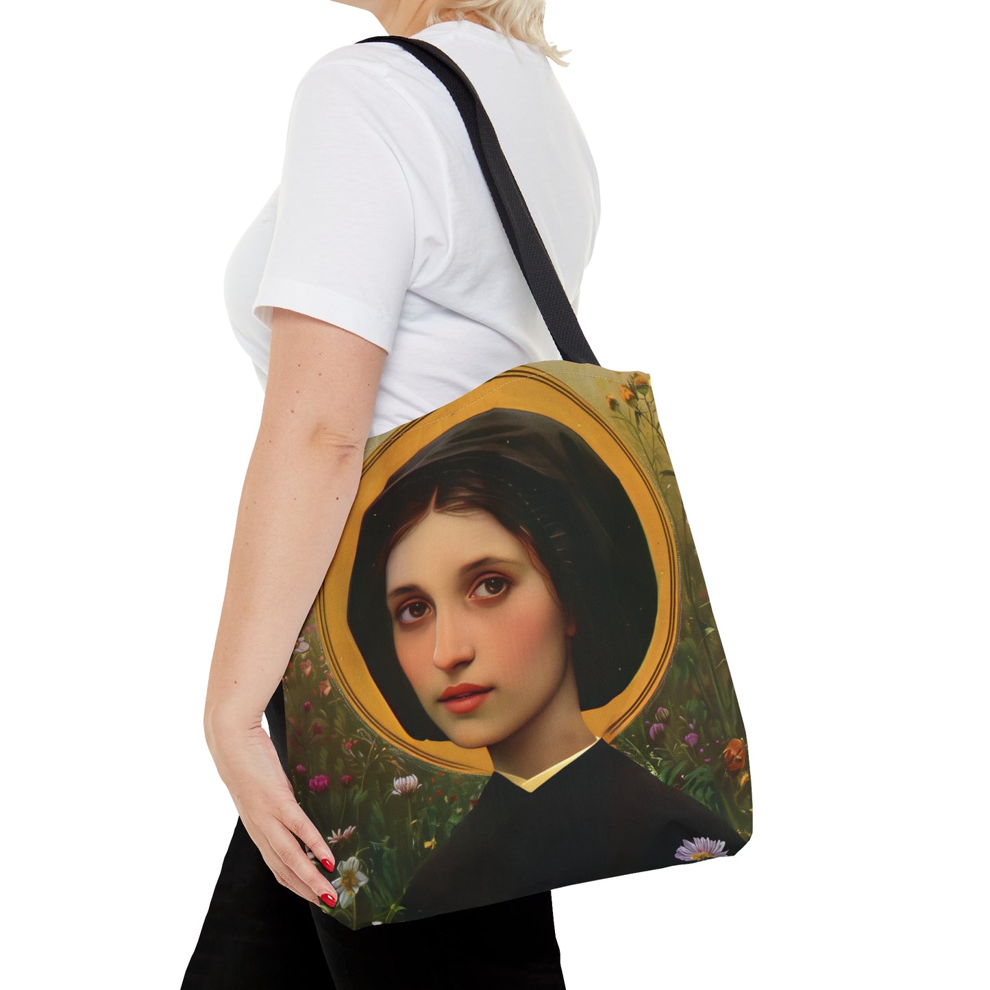 Saint Vincenza Gerosa Tote Bag - Large Medium Small Faith Art Bag - Catholic Faith Purse - Religious Carry All Reusable Tote Bag