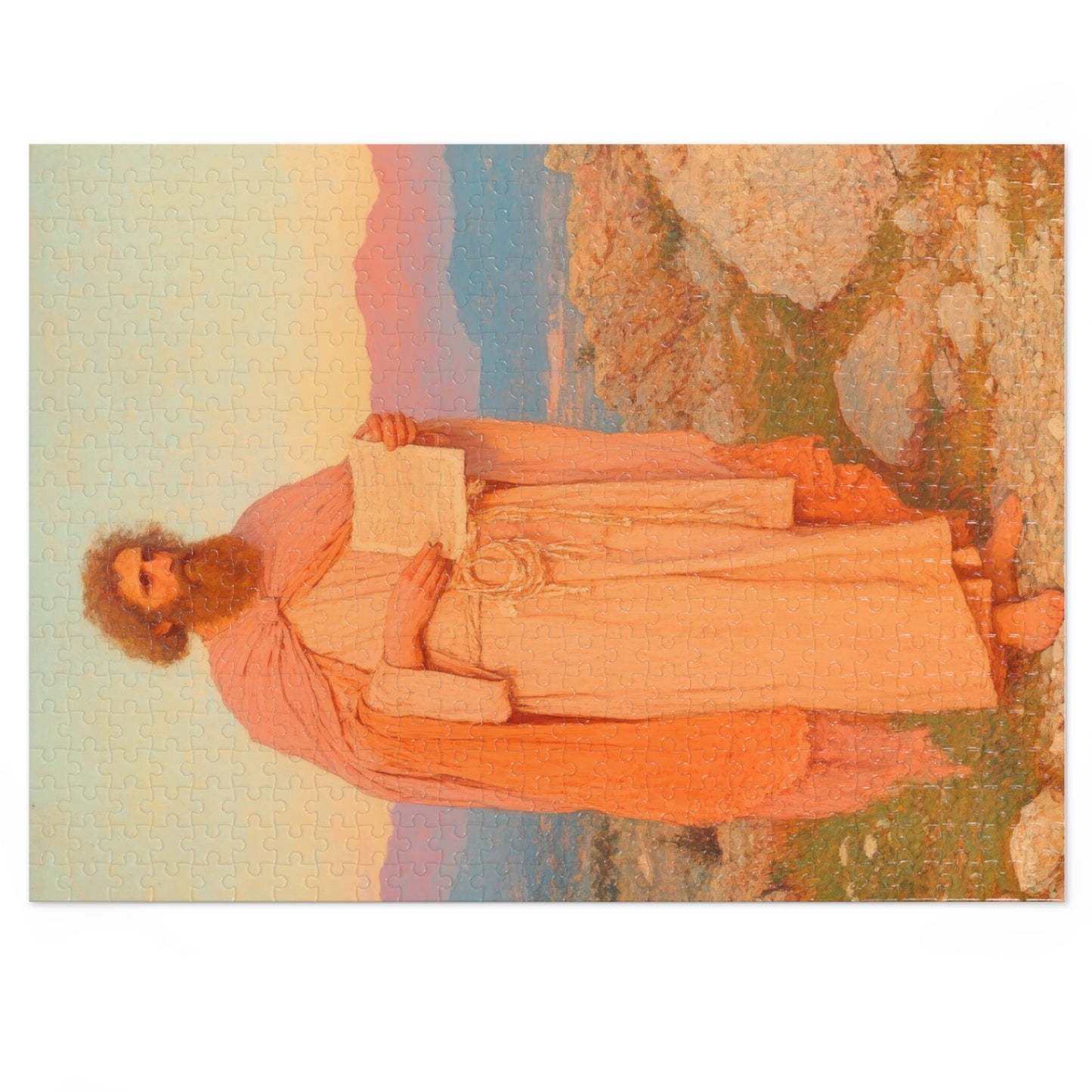 Obadiah - Keeper of the Lord's Warning and Mercy - Puzzle & Keepsake Tin - Religious Jigsaw Puzzle (30, 110, 252, 500,1000-Piece)