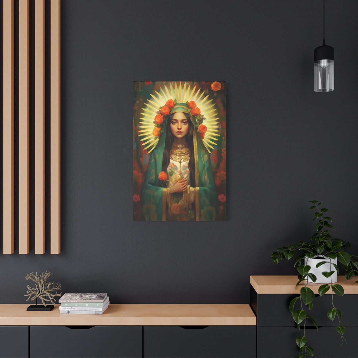 Patroness of Hope Our Lady of Guadalupe Museum Wrapped Canvas Print - Multiple Sizes - Catholic Home art