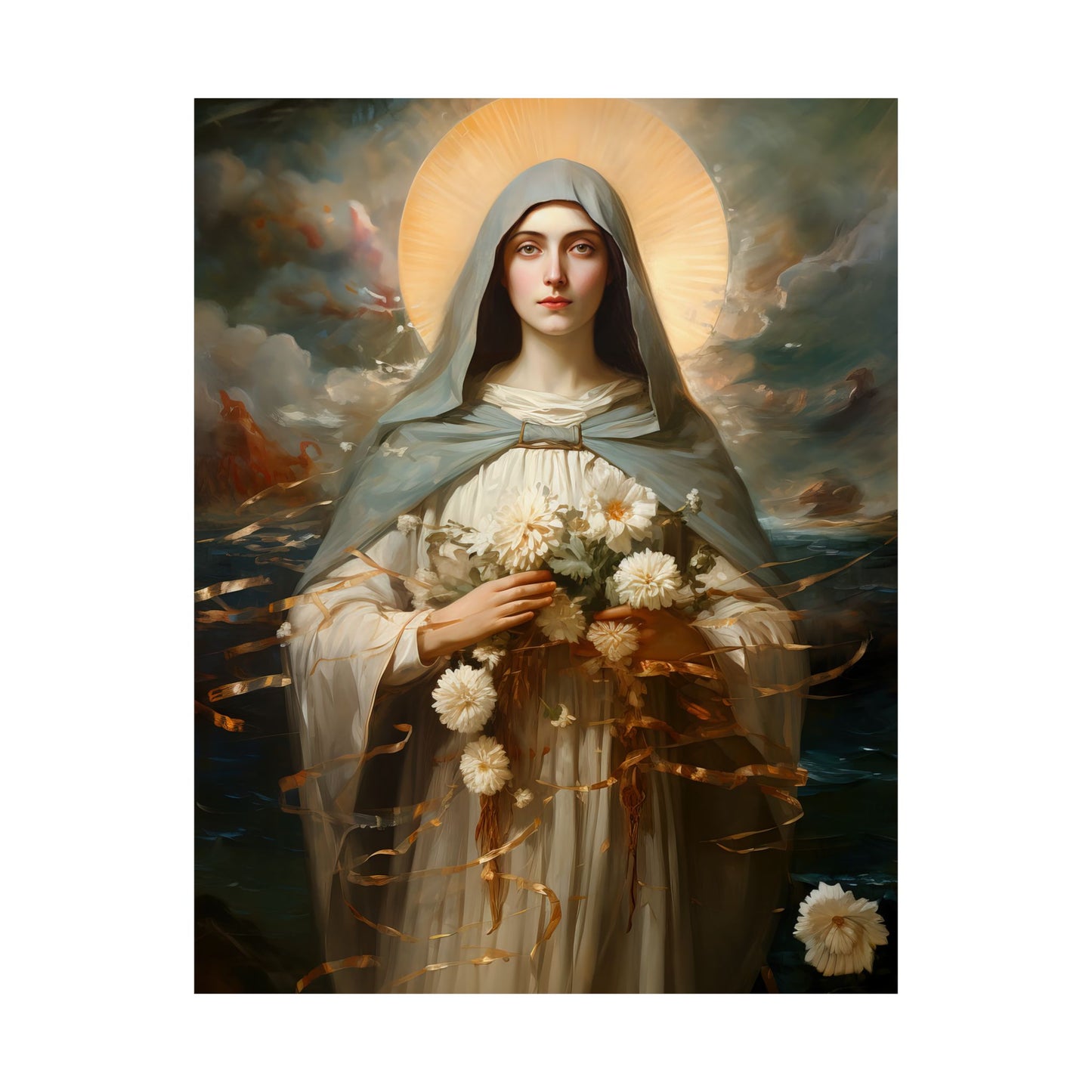 Saint Rose Venerini - Sanctified Souls Print - Multiple Sizes - Premium Matte Vertical Posters