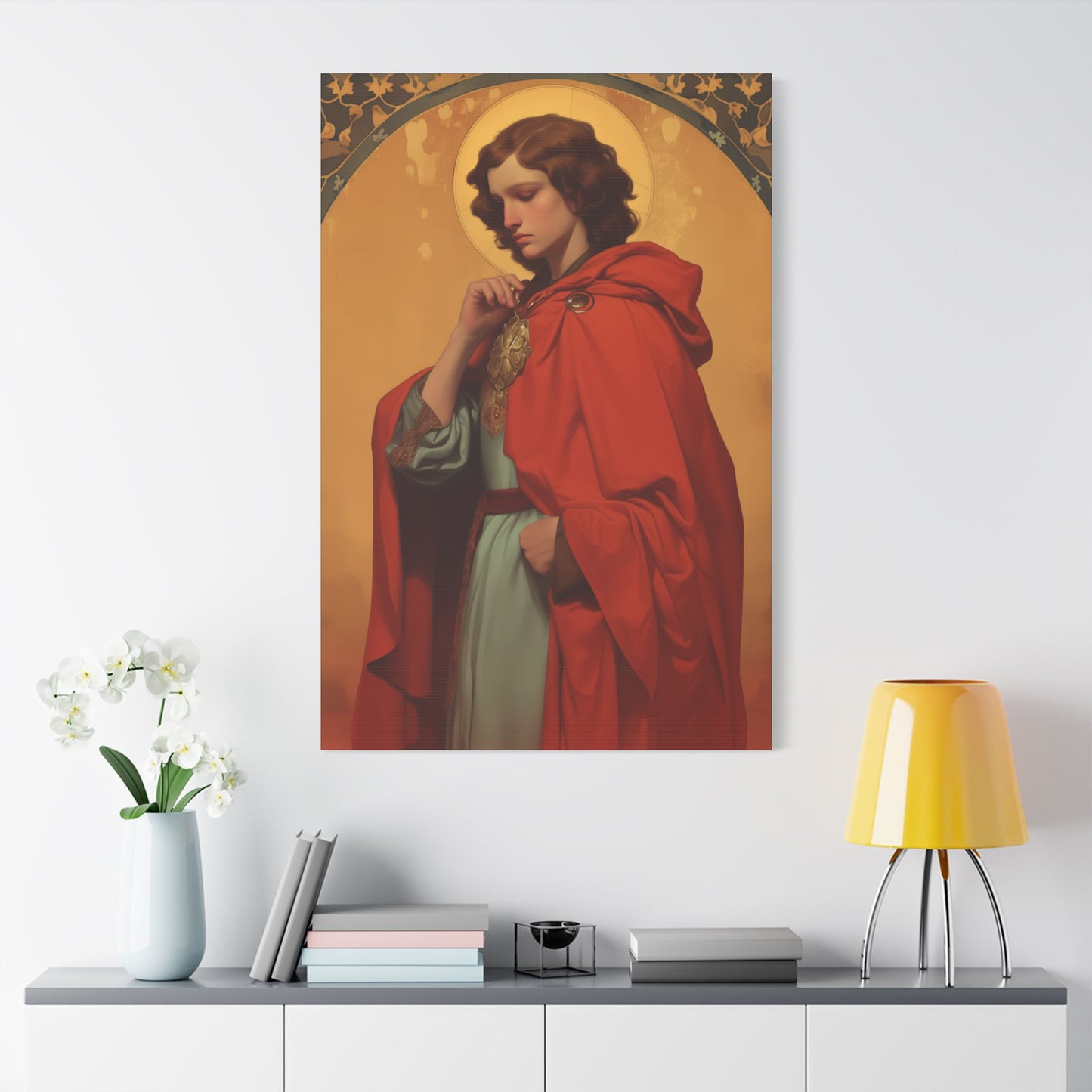 Saint Casimir of Poland Canvas Print - Multiple Sizes - Catholic Home art - Museum Wrapped Canvas - Sanctified Souls Print