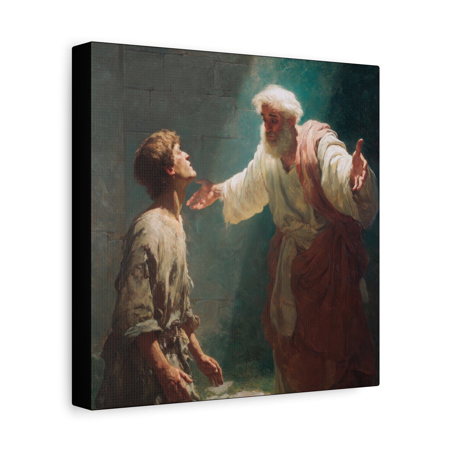 Homecoming of the Prodigal Son - Gallery Wrapped Canvas - Print - Religious Art for your Home - Catholic Art Print