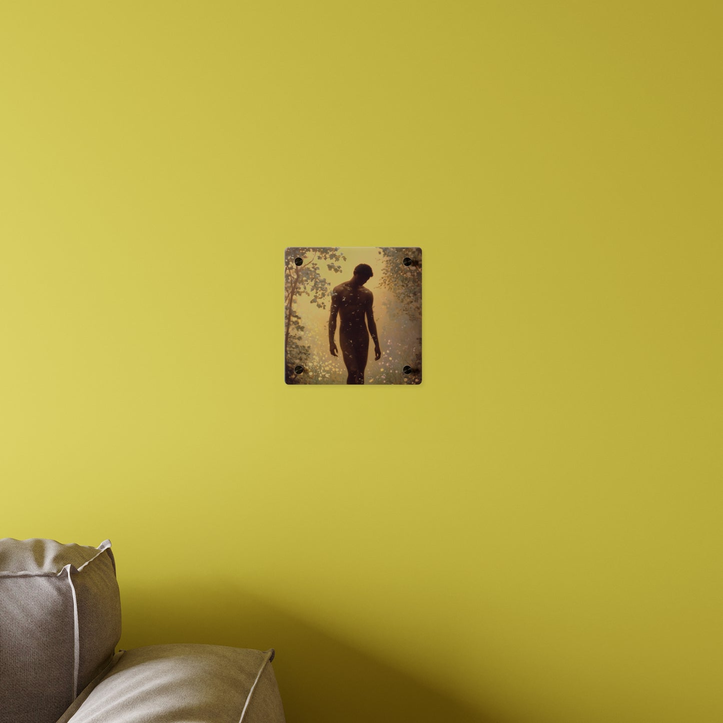 Saint Adam Wall Art Panel - Ready to Hang Acrylic Print - Catholic Saint Art - Patron Saint Print - No Frame needed