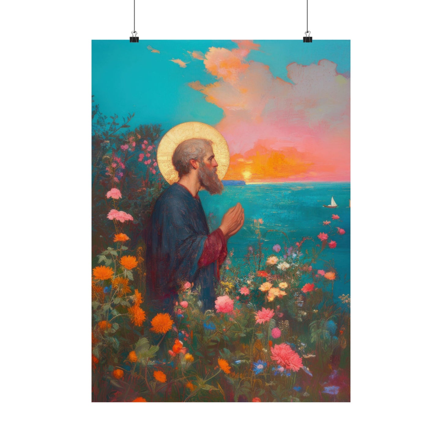 Saint Philip the Apostle - Sanctified Souls Print - Multiple Sizes - Premium Matte Vertical Posters