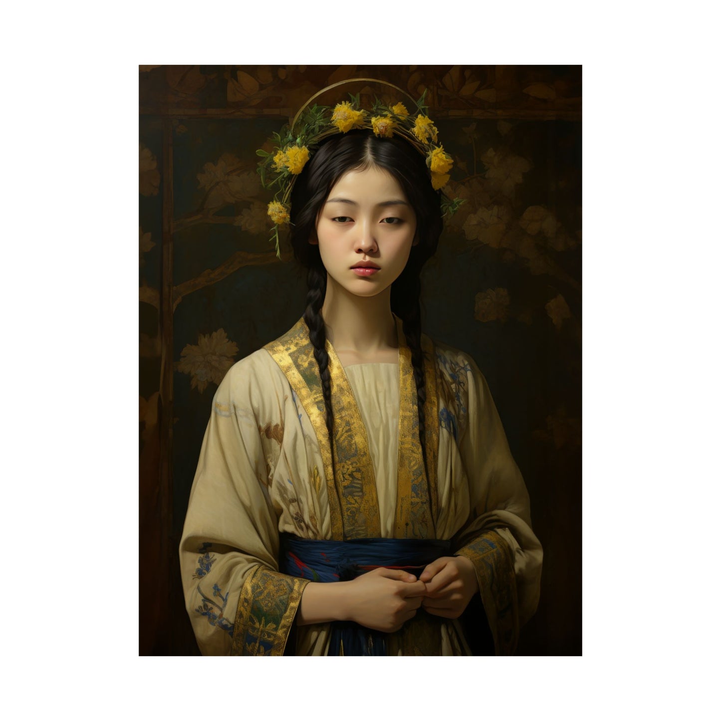 Saint Agatha Lin - Multiple Sizes - Premium Matte Vertical Posters - Catholic Art - Religious Poster - Catholic Saint Art - Multiple Sizes