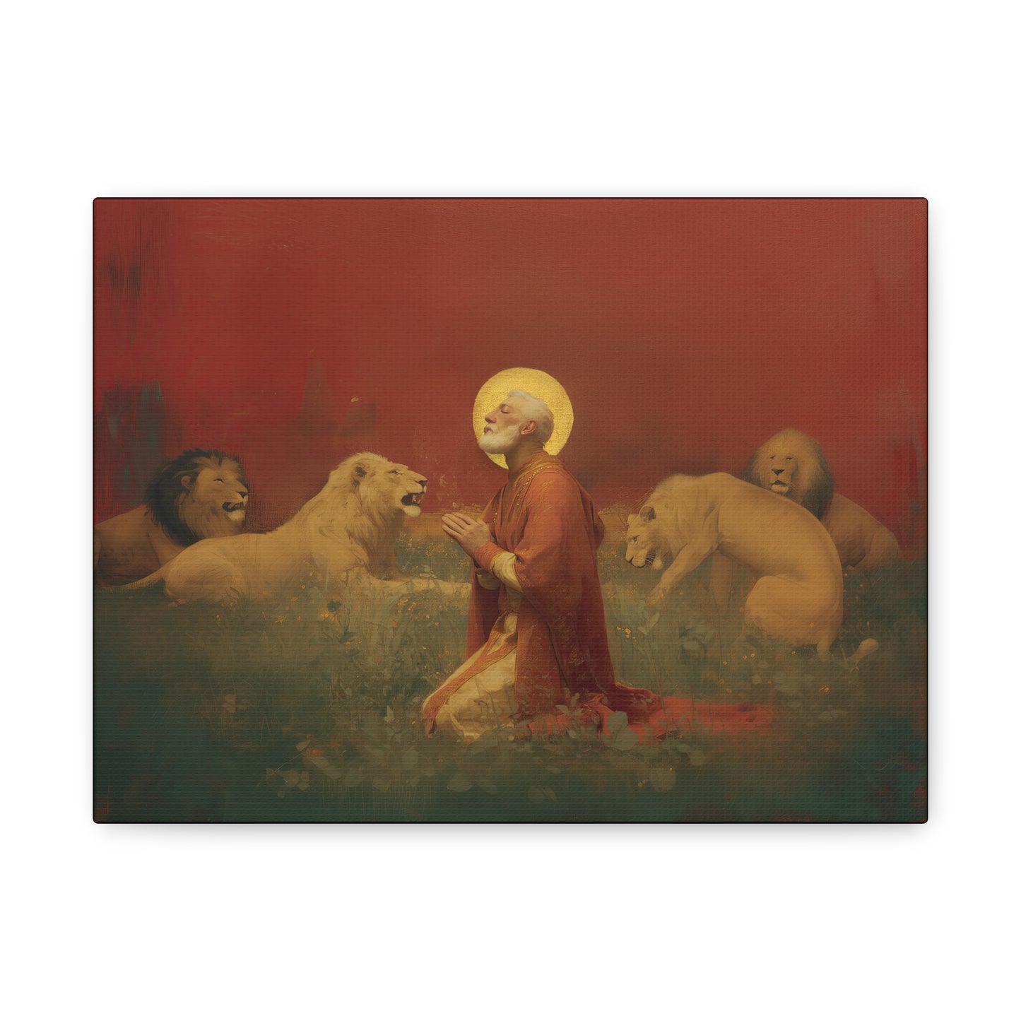 Saint Ignatius of Antioch -  Museum Wrapped Canvas - Sanctified Souls Print - Religious Art for your Home - Catholic Patron Saint Art