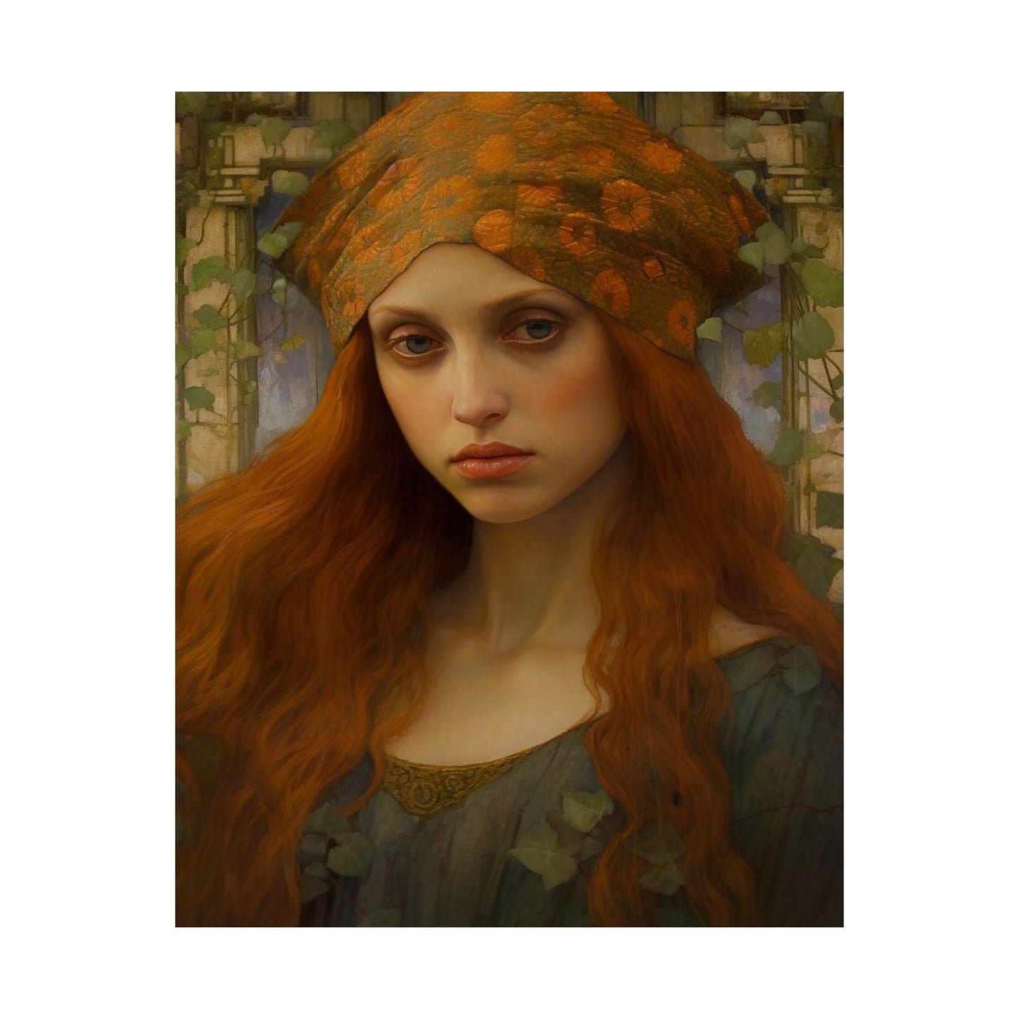 Gaze of Devotion : Mary Magdalene Print - Sanctified Souls Print - Multiple Sizes - Premium Matte Vertical Posters