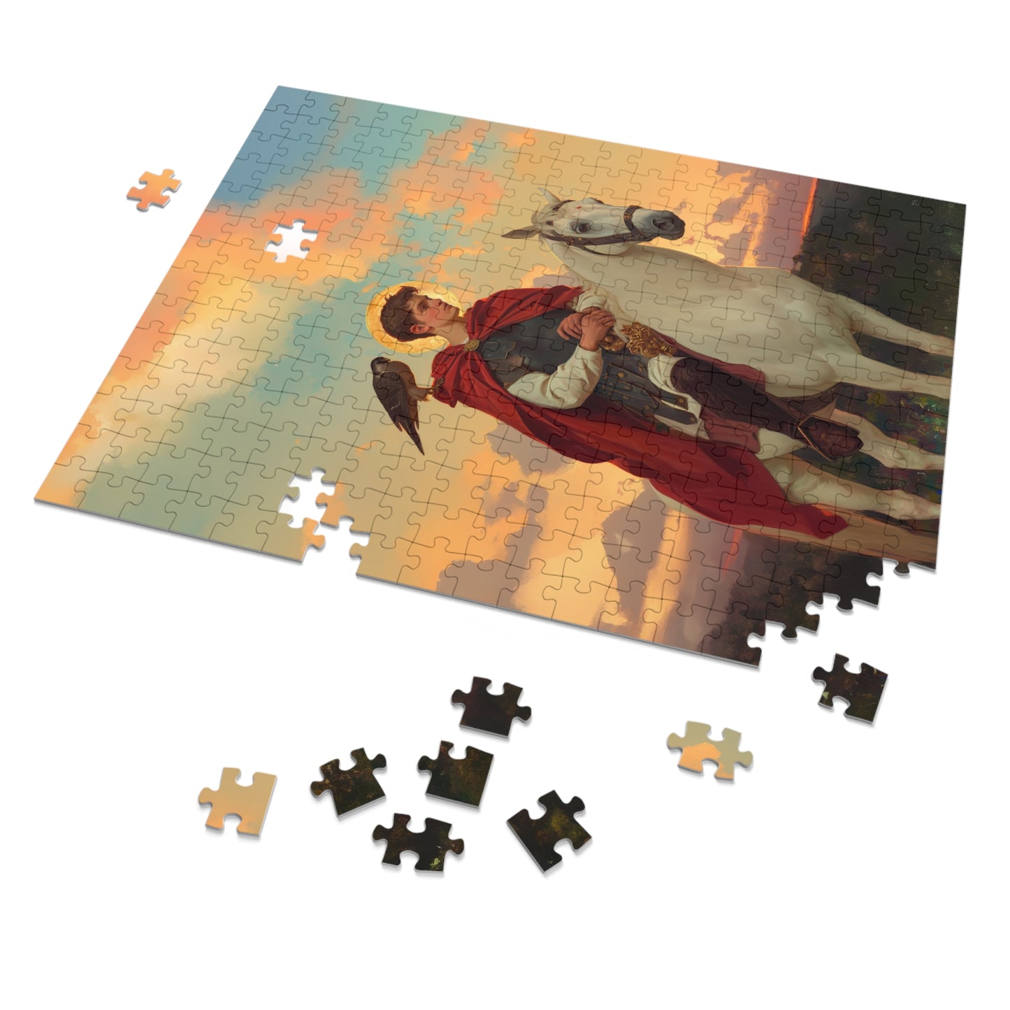Saint Tryphon - Puzzle & Keepsake Tin - Religious Jigsaw Puzzle (30, 110, 252, 500,1000-Piece)