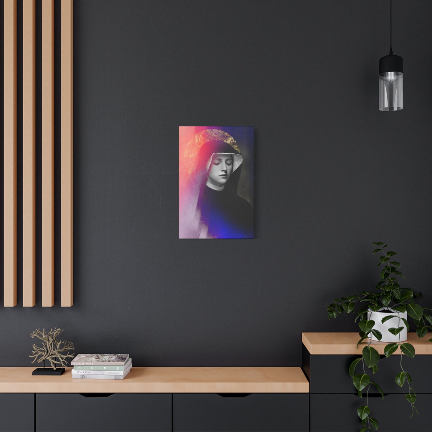 Saint Faustina Kowalska - Museum Wrapped Canvas - Sanctified Souls Print - Religious Art for your Home