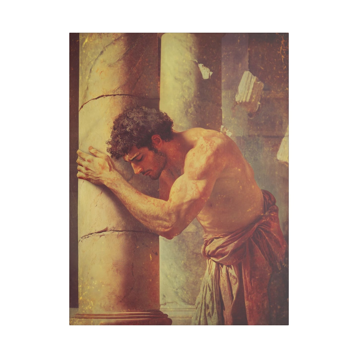 Samson - Museum Wrapped Canvas - Sanctified Souls Print - Religious Art for your Home