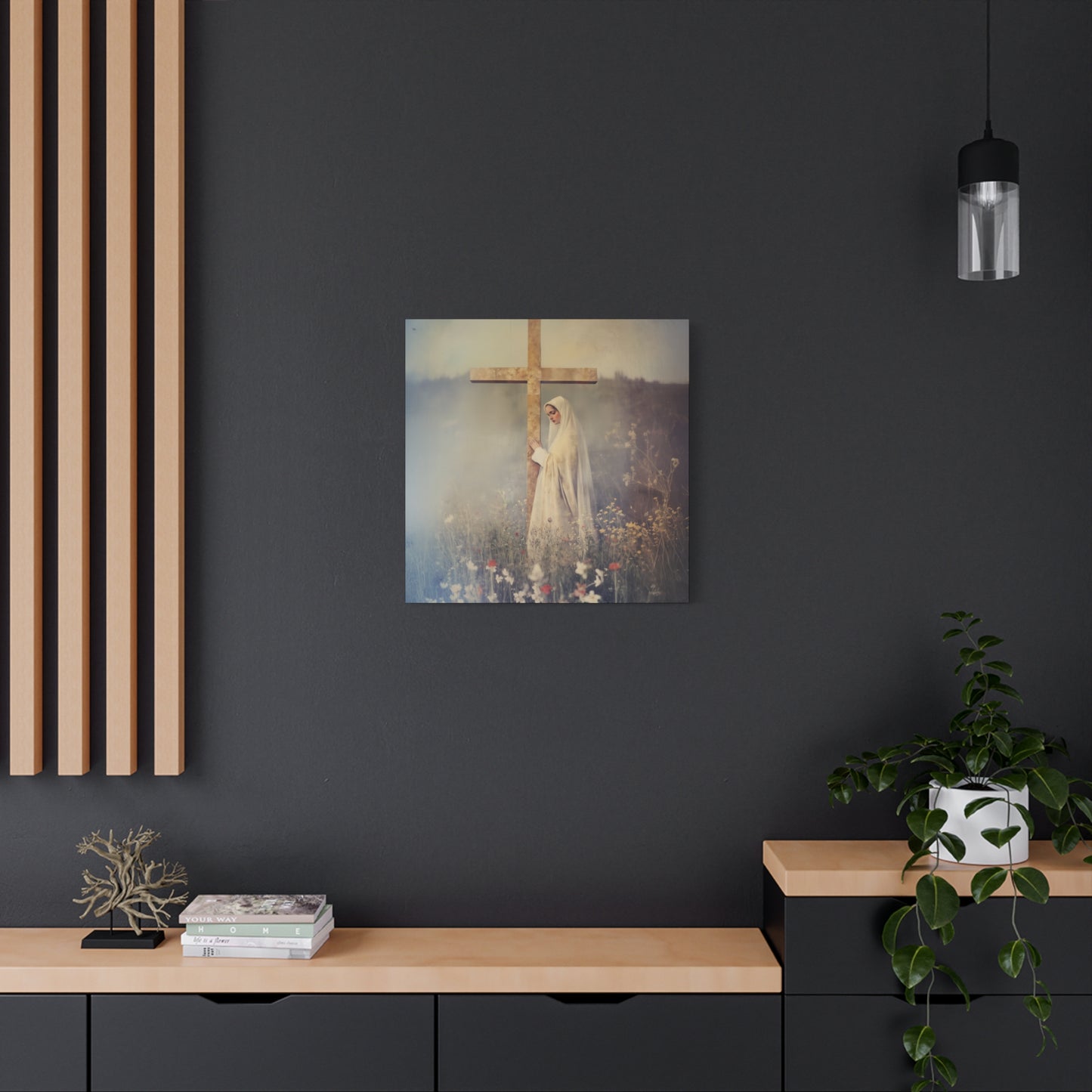 The Feast of the Exaltation of the Holy Cross - Multiple Sizes - Catholic Home art - Museum Wrapped Canvas - Sanctified Souls Print