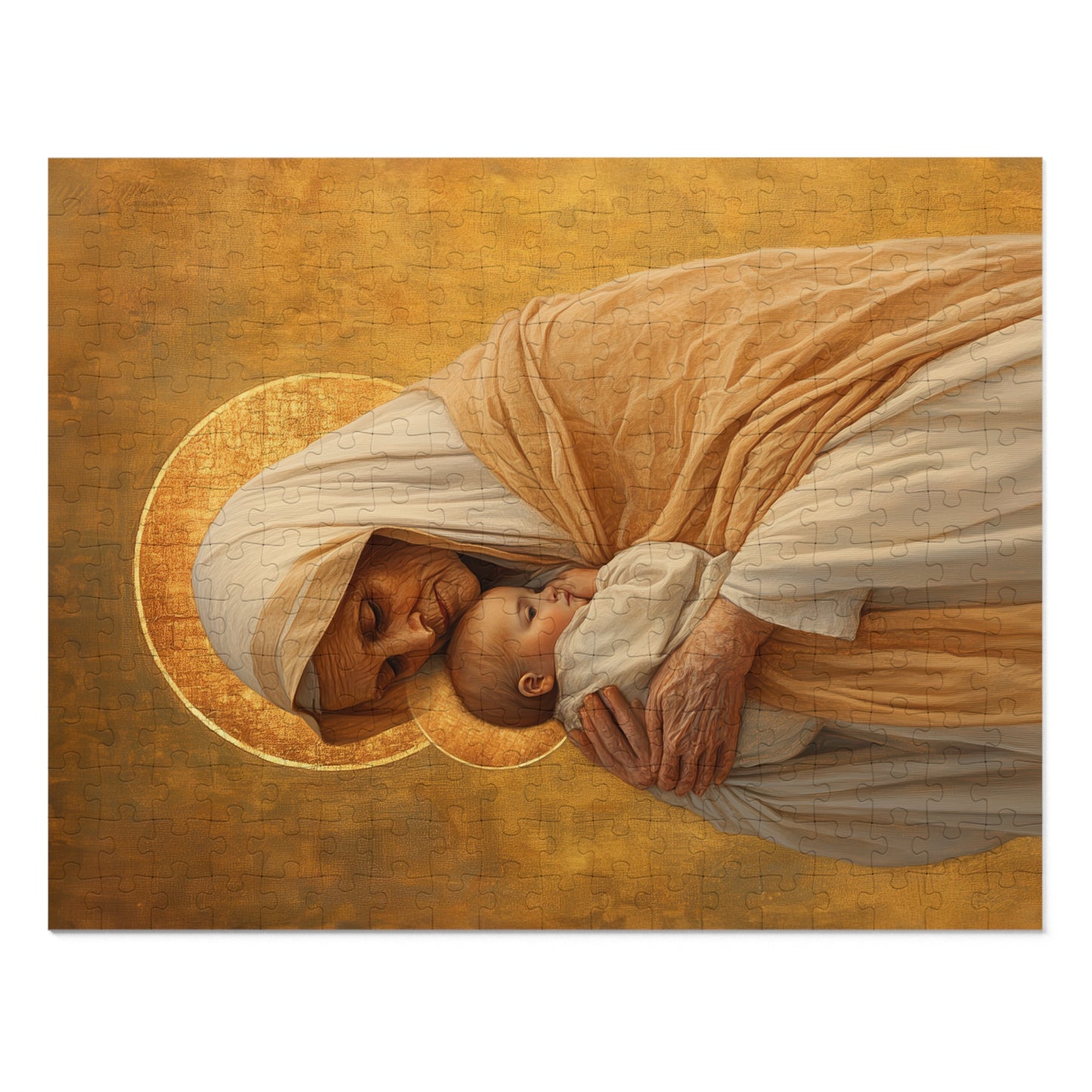 Saint Anna the Prophetess - Puzzle and Keepsake Tin - Religious (30, 110, 252, 500,1000) - Religious Puzzle - Gifts for Catholic Families