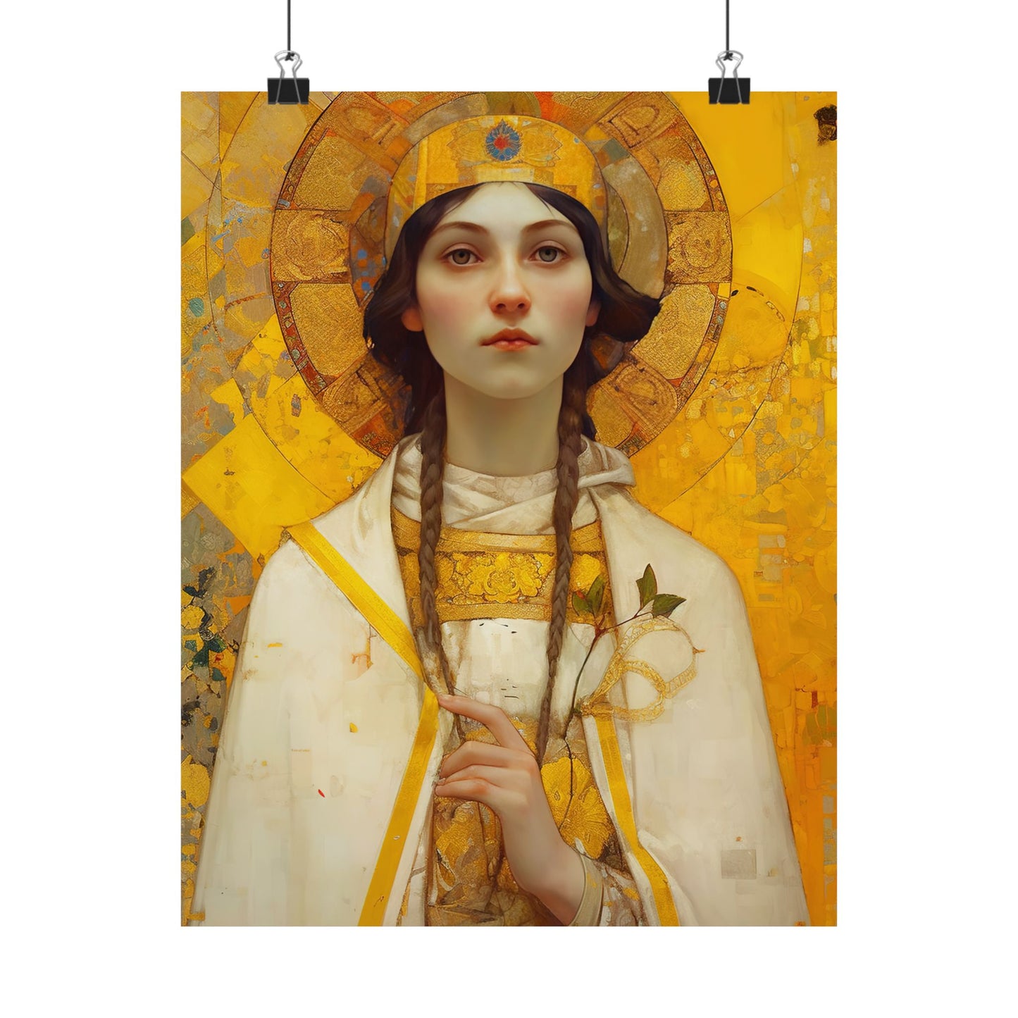 Saint Agatha Print - Sanctified Souls Print - Multiple Sizes - Premium Matte Vertical Posters - Patron Saint of Nurses