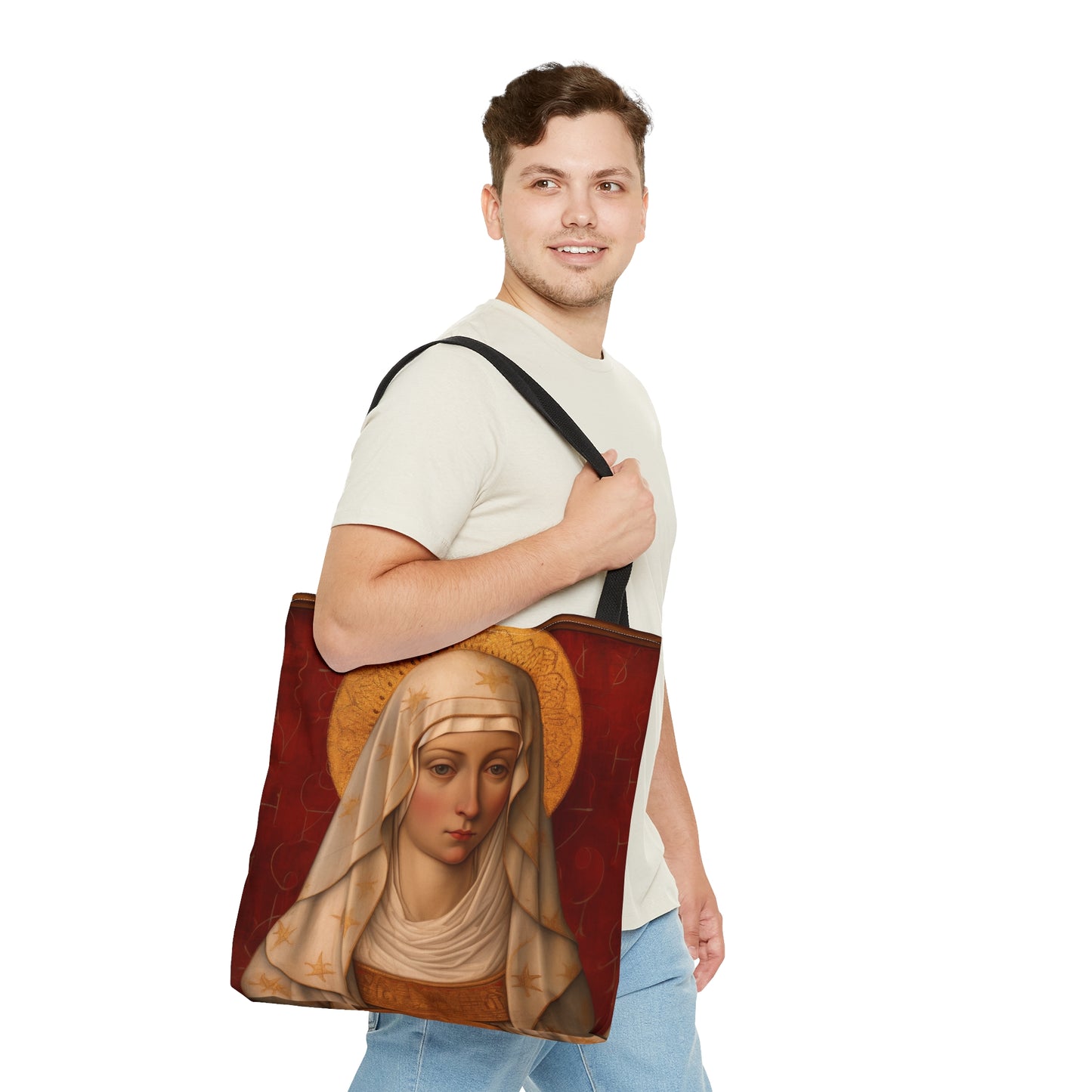 Saint Isidora - the Fool for Christ Tote Bag - Large Medium Small Faith Art Bag -  Catholic Saint Purse - Carry All Bag - Religious Art Gift