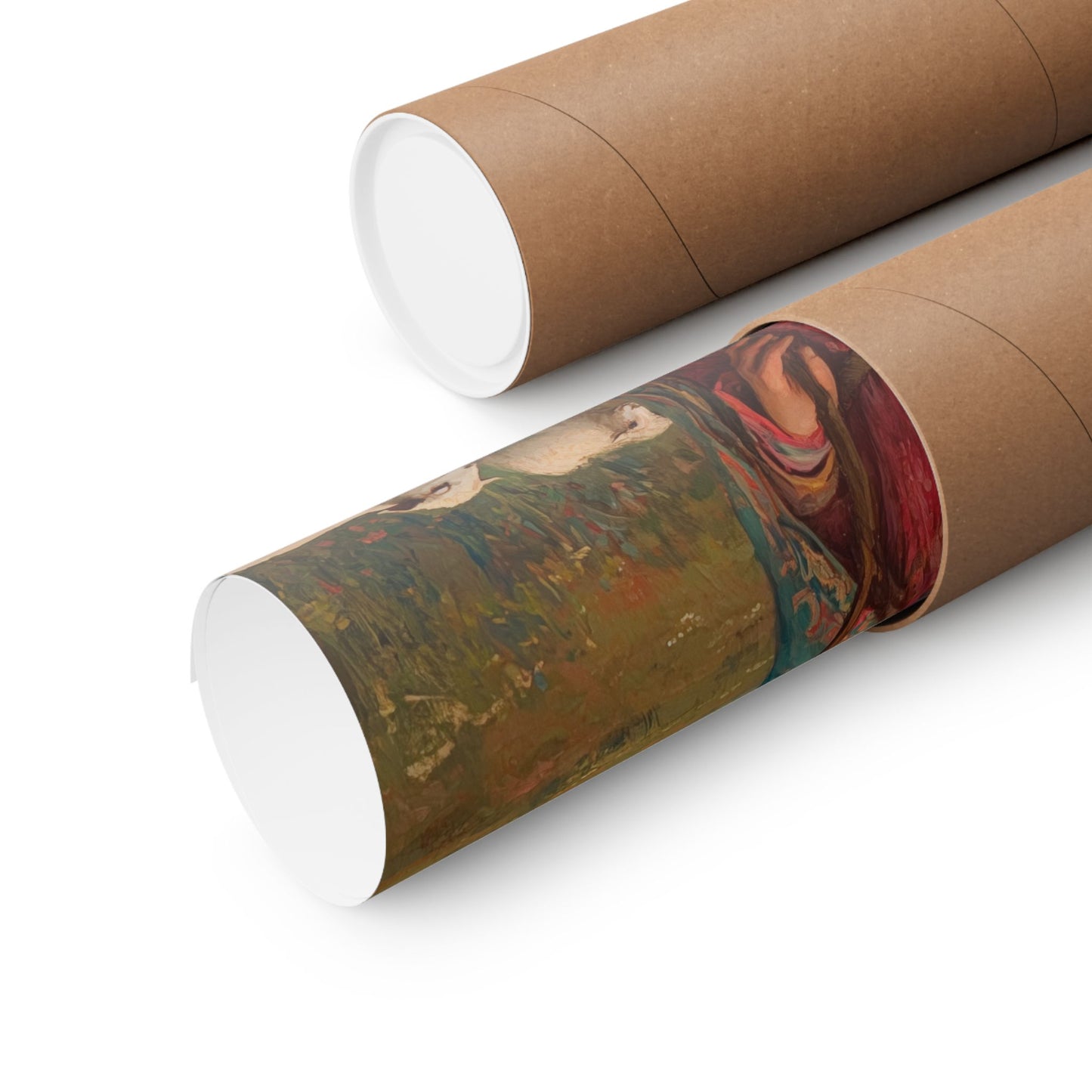 Divina Pastora - Divine Shepherdess - Marian Title - Mother Mary - Sanctified Souls Print - Multiple Sizes - Premium Matte Vertical Posters