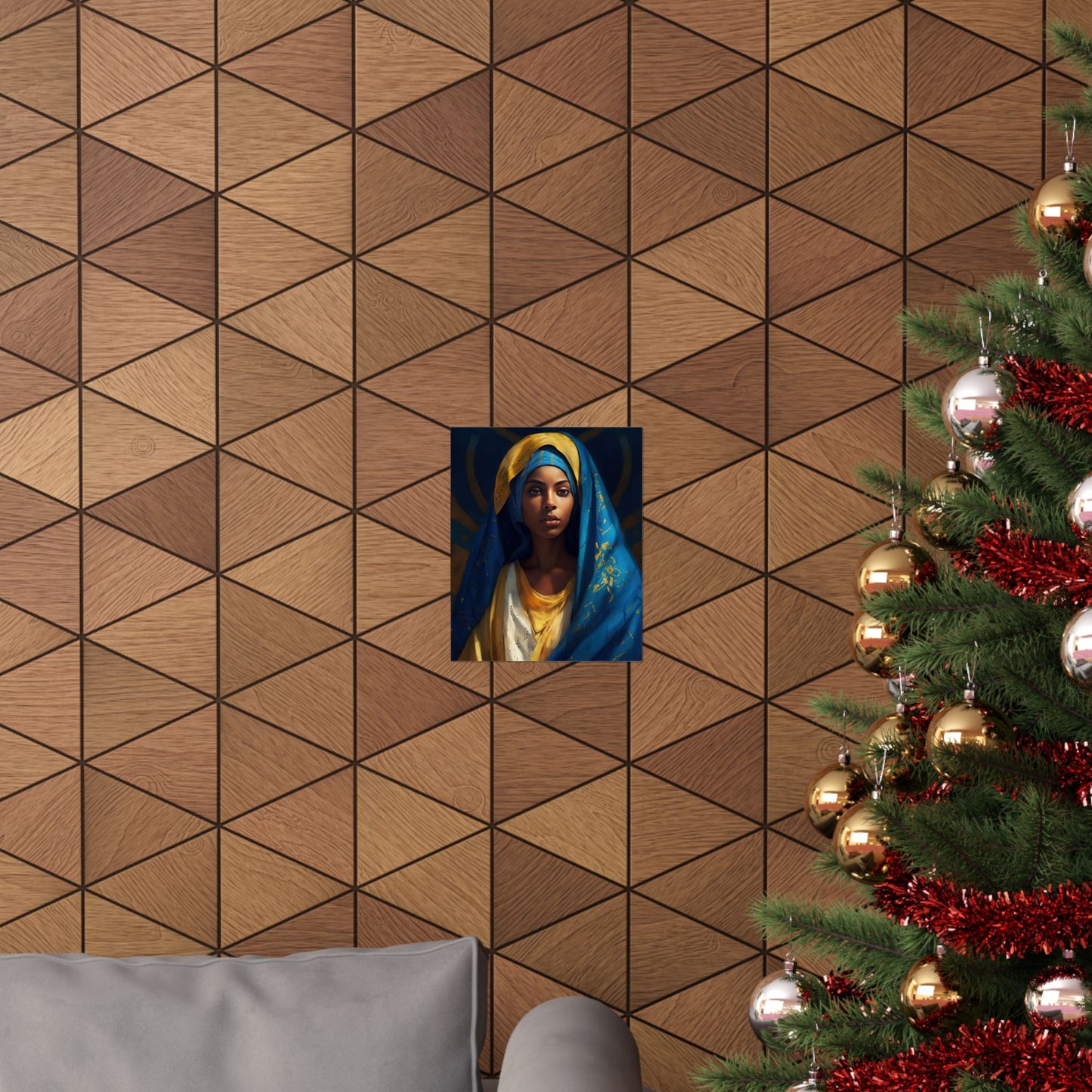 Mary The Blessed Virgin - Sanctified Souls Print - Multiple Sizes - Premium Matte Vertical Posters