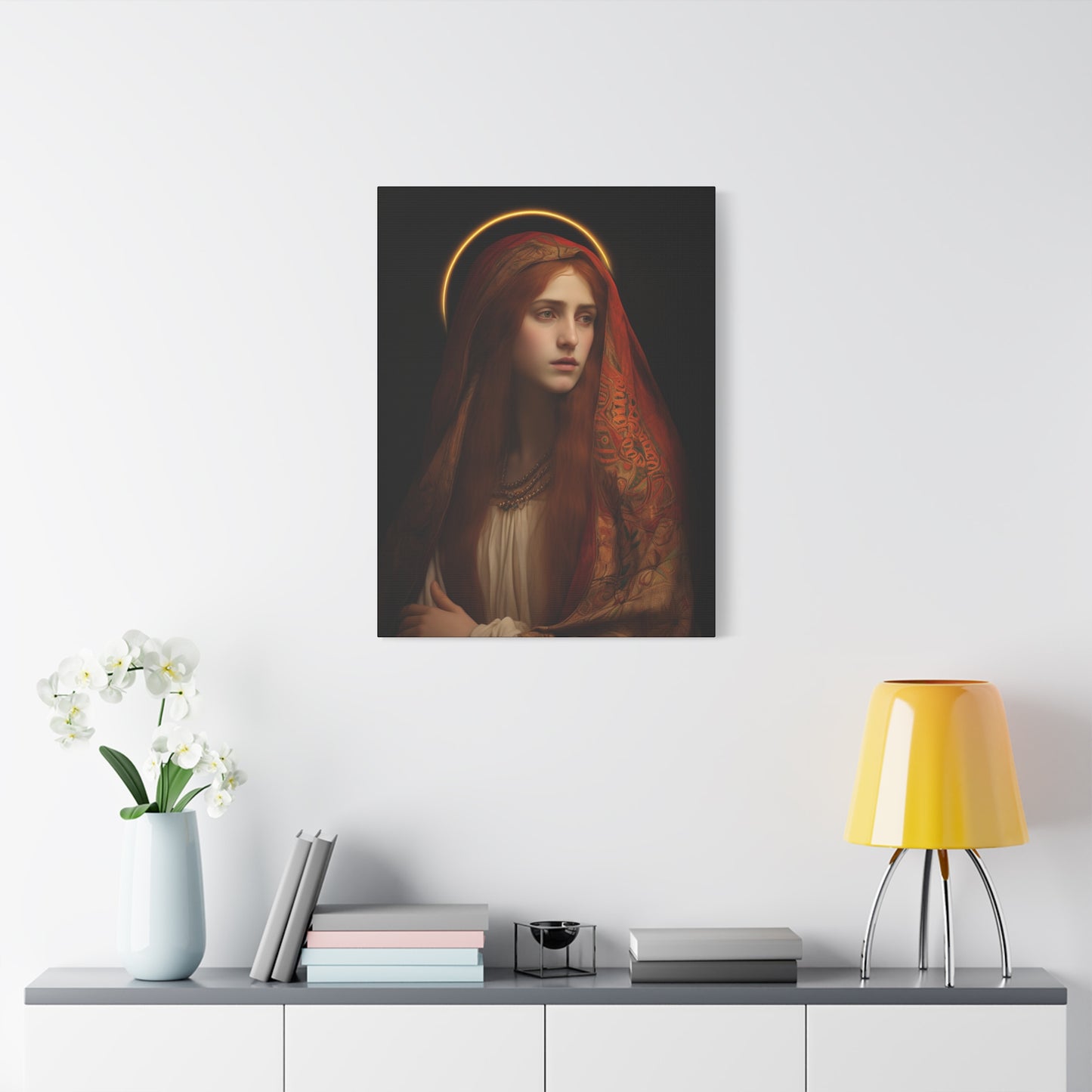 The Beloved Disciple - Mary Magdalene's Devotion - Museum Wrapped Canvas - Sanctified Souls Print - Religious Art for your Home