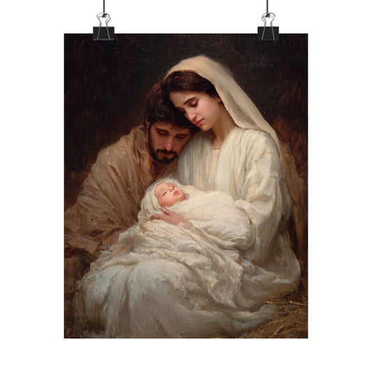 The Quiet Kingdom of the Holy Family - Sanctified Souls Print - Multiple Sizes - Premium Matte Vertical Posters