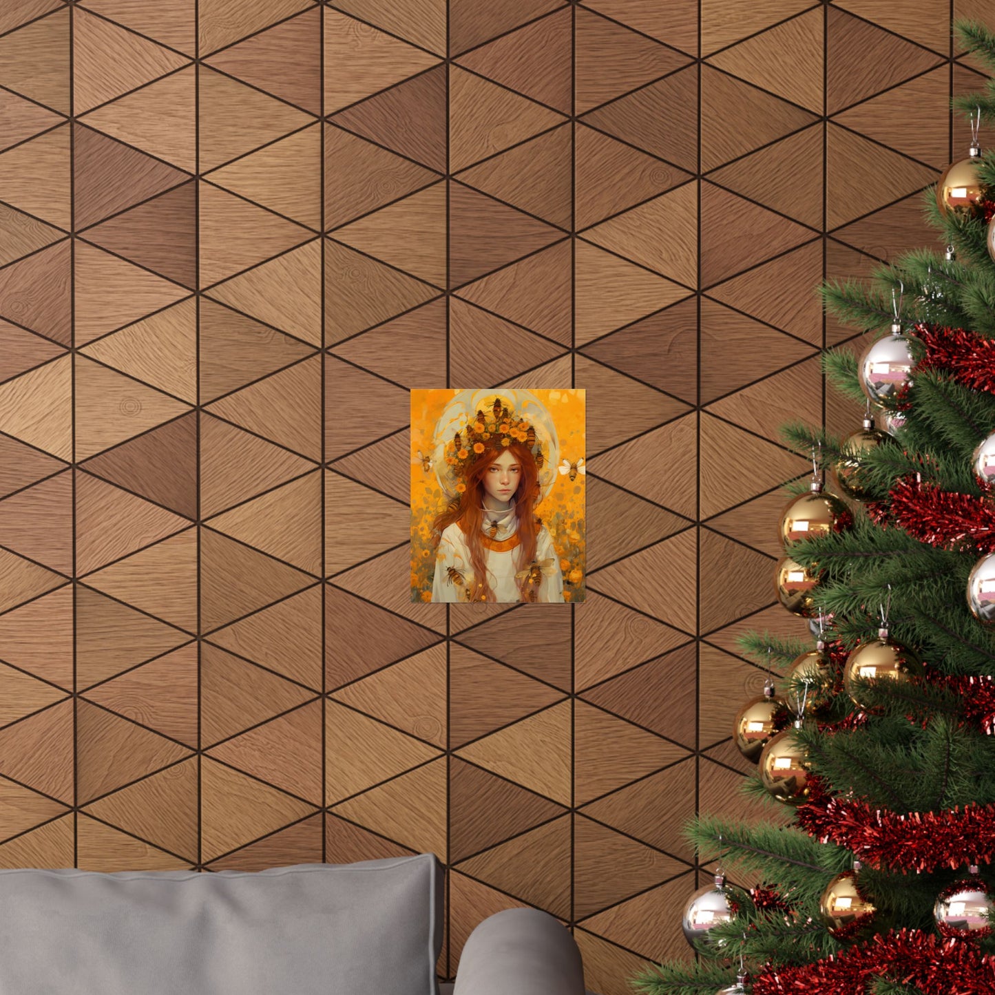 Saint Abigail - Sanctified Souls Print - Multiple Sizes - Premium Matte Vertical Posters