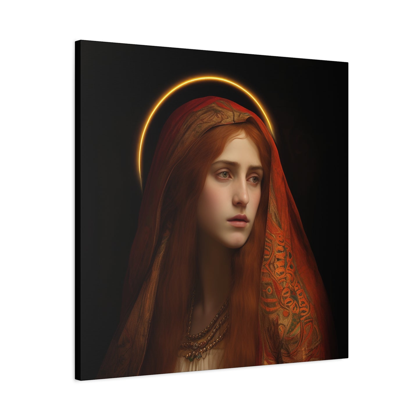 The Beloved Disciple - Mary Magdalene's Devotion - Museum Wrapped Canvas - Sanctified Souls Print - Religious Art for your Home